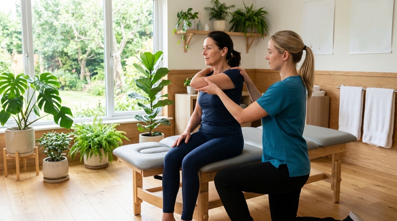 The opening picture of a clinic's website